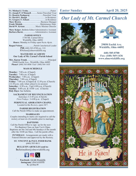 Easter Sunday - April 20, 2025